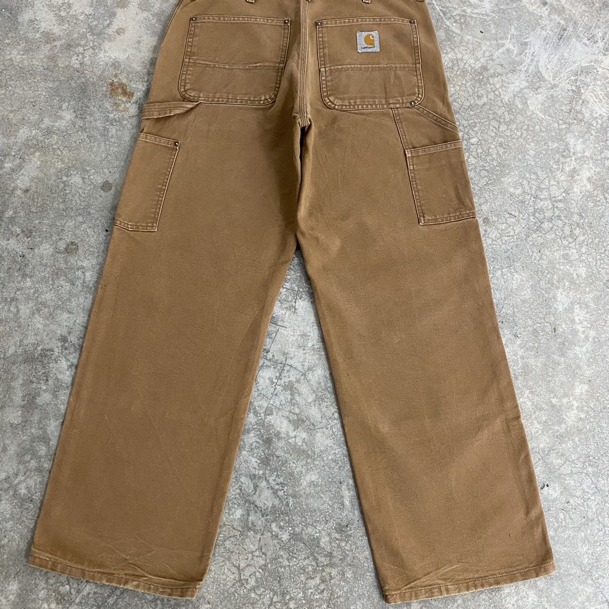 Carhartt Vintage Carhartt Double Knee Tan Dirty Carpenter Pants Size US 33 - 16 Thumbnail