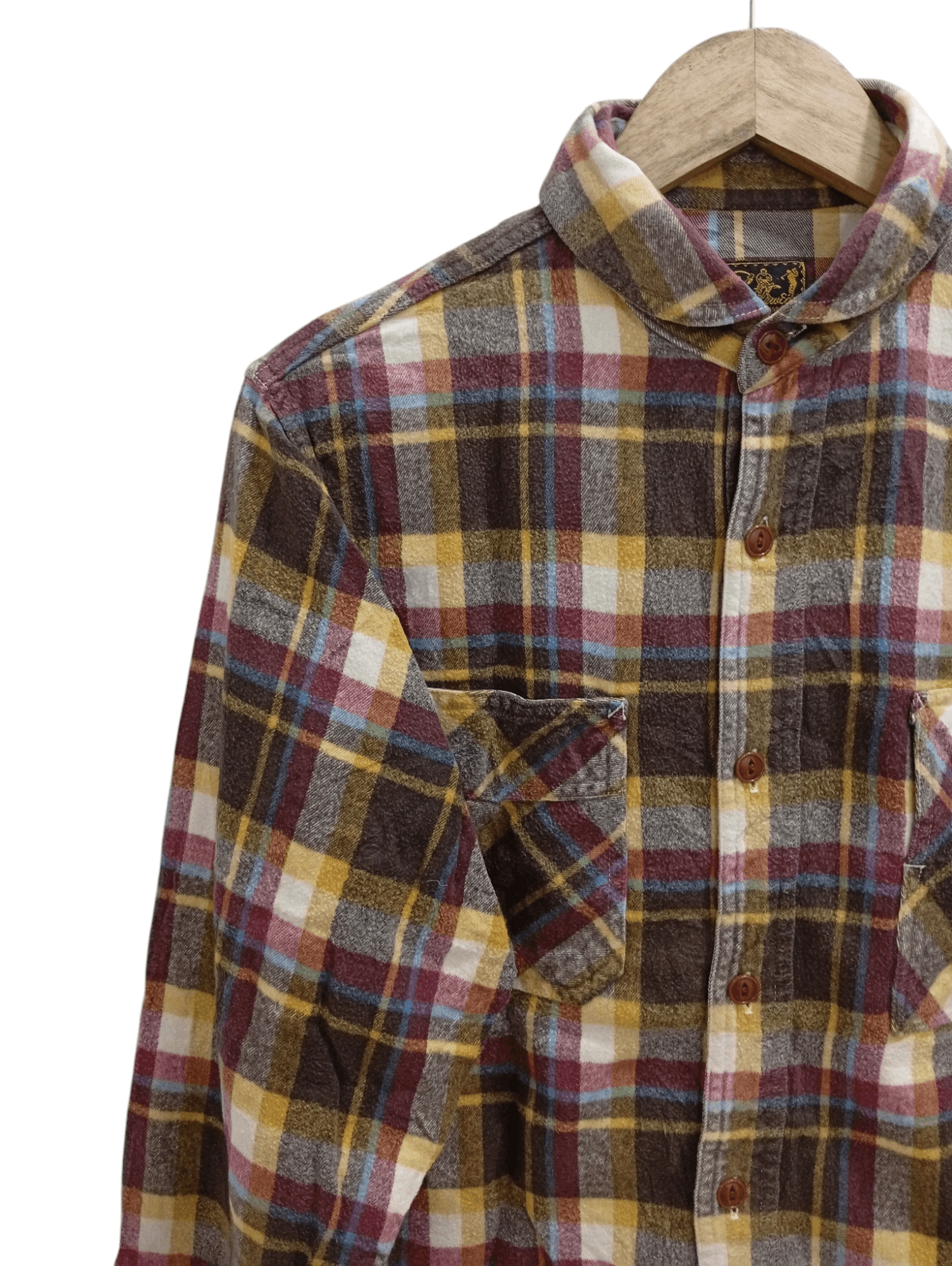 Cushman × Japanese Brand × Vintage 🔥🔥Cushman Plaid Flannel Shirt Size US M / EU 48-50 / 2 - 14 Thumbnail
