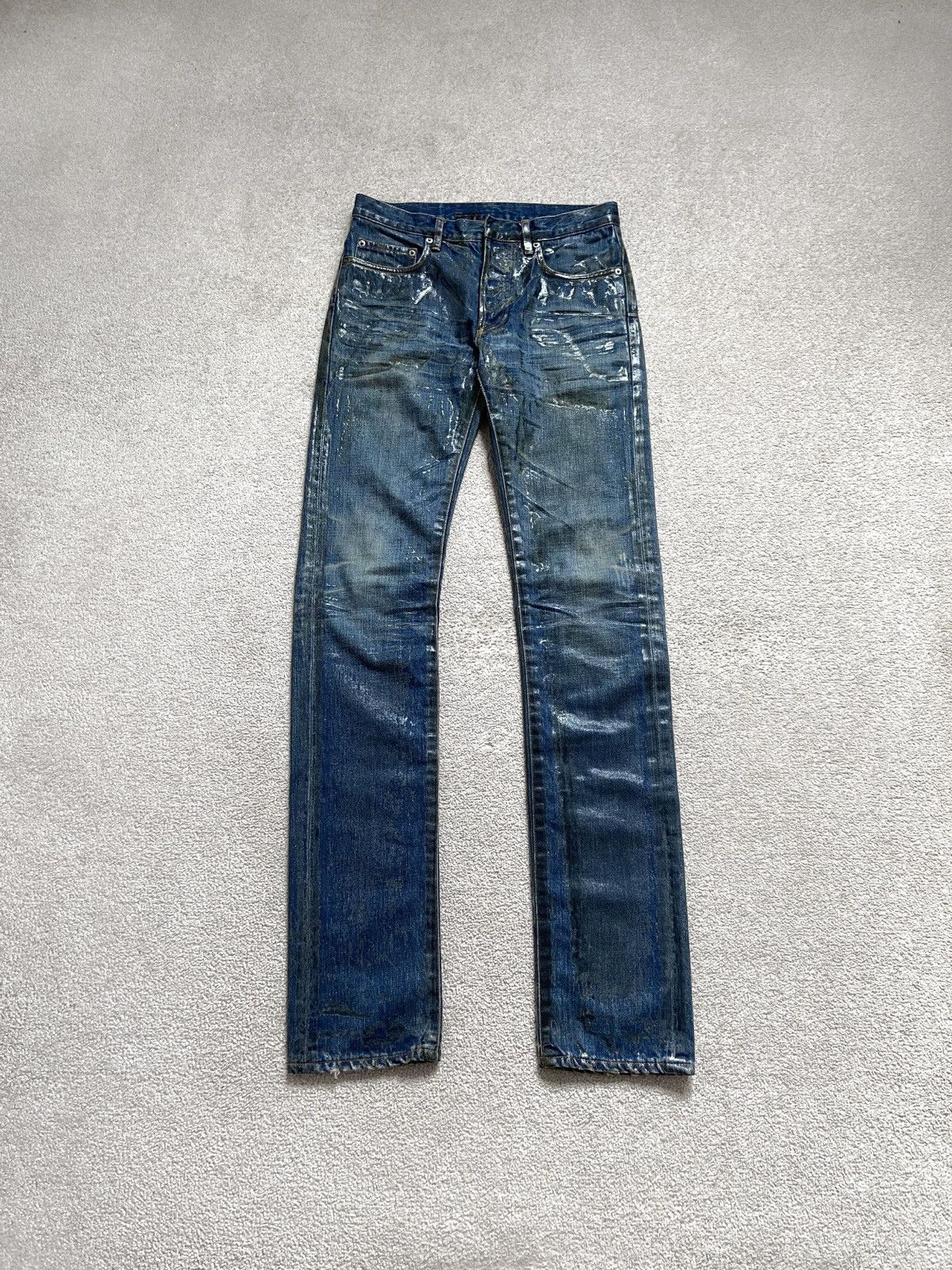 Dior × Hedi Slimane Dior Homme SS07 blue “Luster” denim