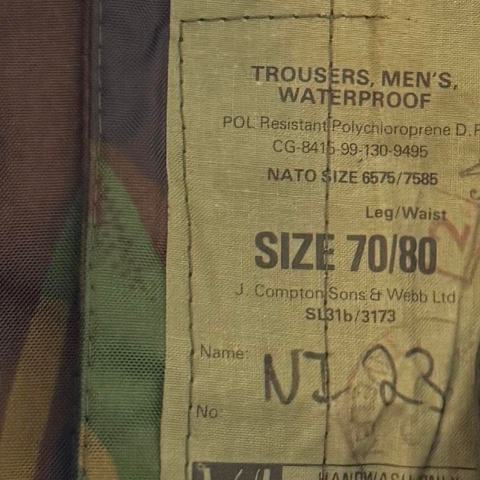 Goretex × Vintage Vintage Y2K Camo Baggy Rainwear Tech Skater Utility Pants Size US 33 - 3 Thumbnail