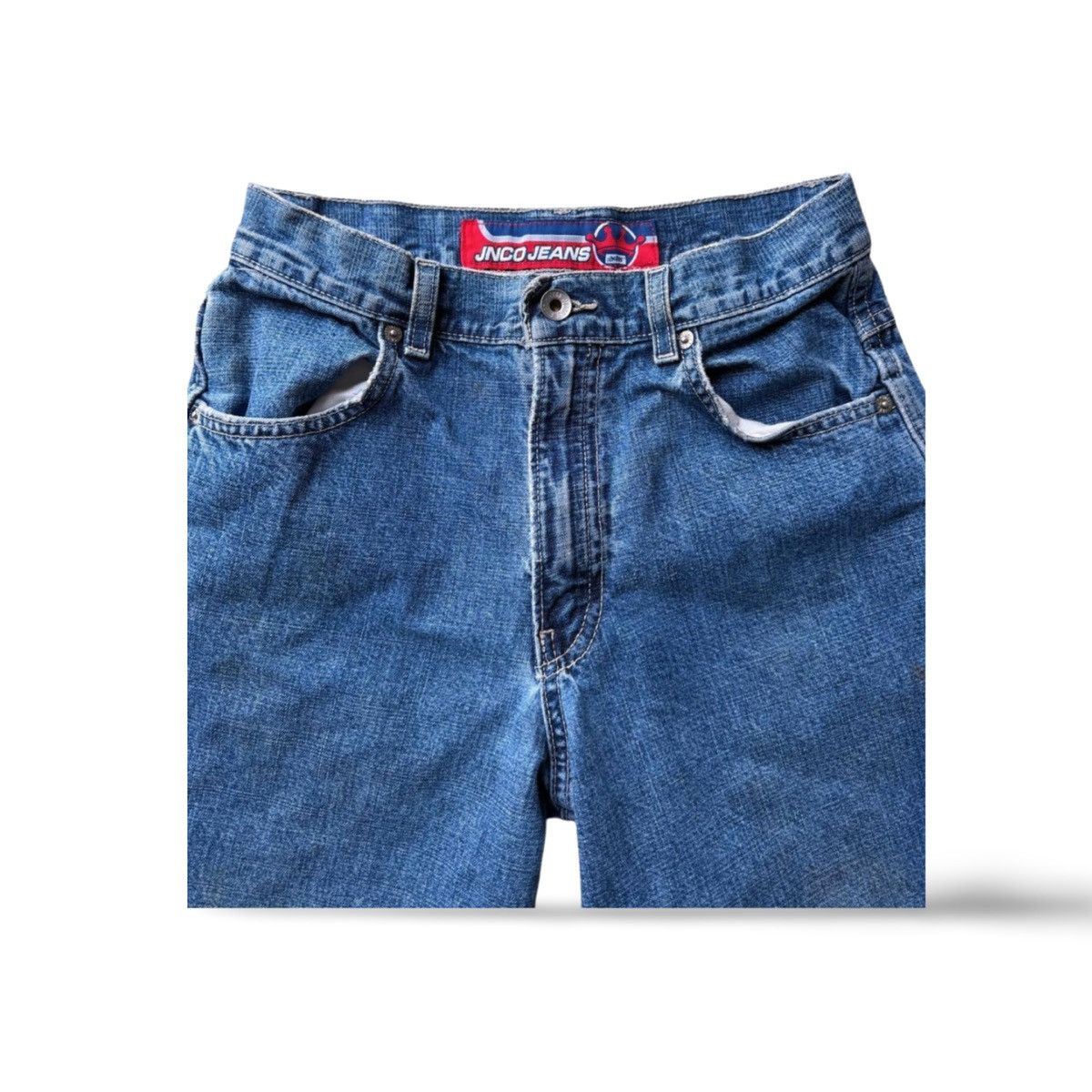 JNCO Vintage JNCO Logo Spellout Baggy Jeans Size US 26 / EU 42 - 5 Thumbnail