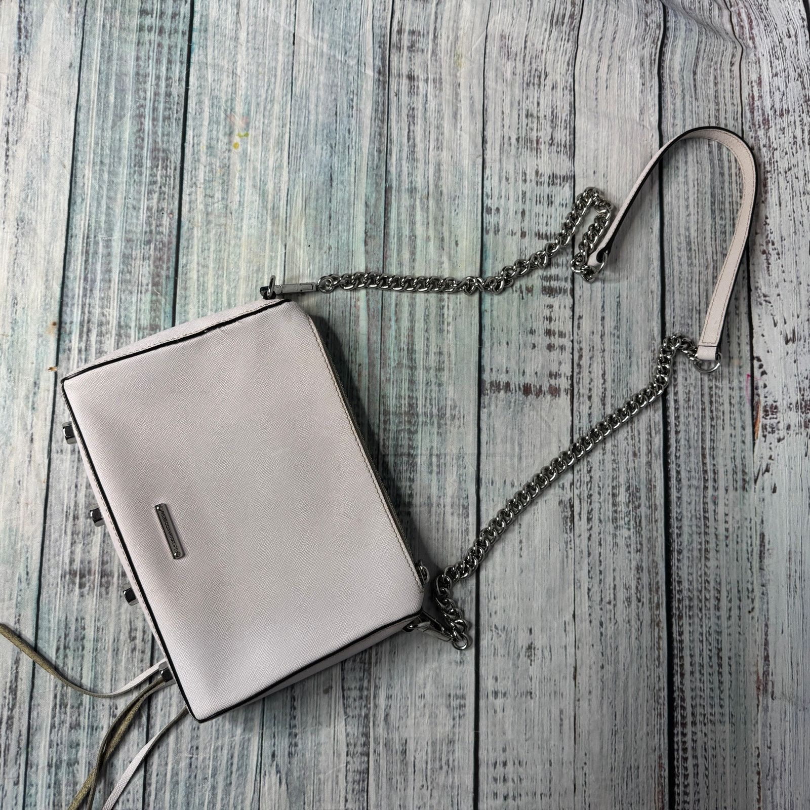 Rebecca Minkoff Rebecca Minkoff Avery Leather Crossbody Bag Putty Tan Black Size ONE SIZE - 2 Thumbnail