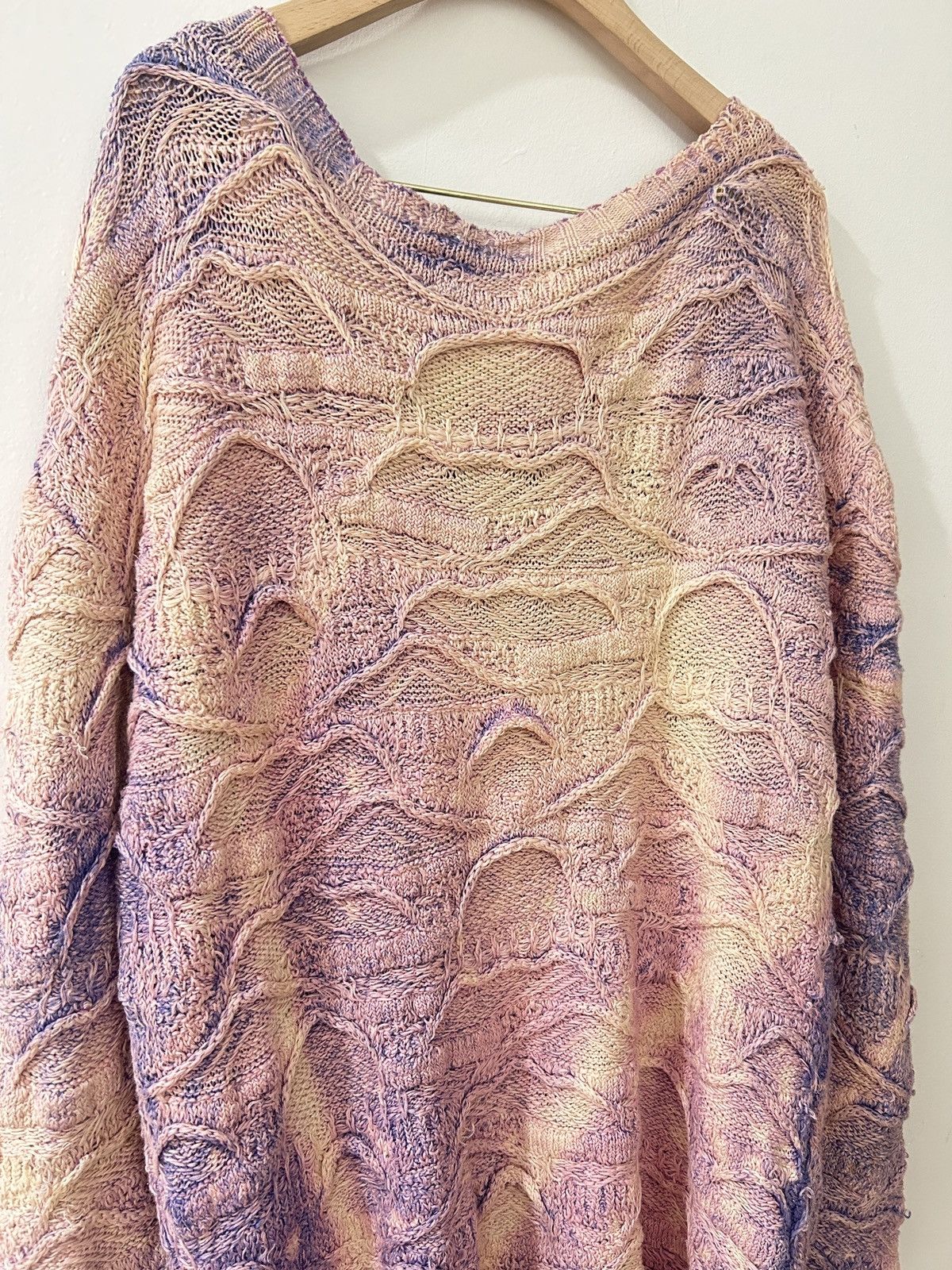 Faith Connexion Wide Neck Metallic Distressed Sweater Size US S / EU 44-46 / 1 - 4 Thumbnail