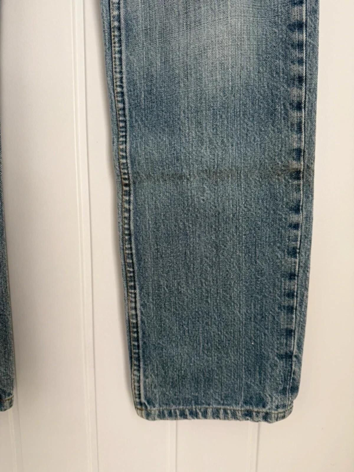 Helmut Lang Helmut Lang 1998 Vintage Blue Faded Denim Jeans Size: 30 Size US 30 / EU 46 - 8 Thumbnail