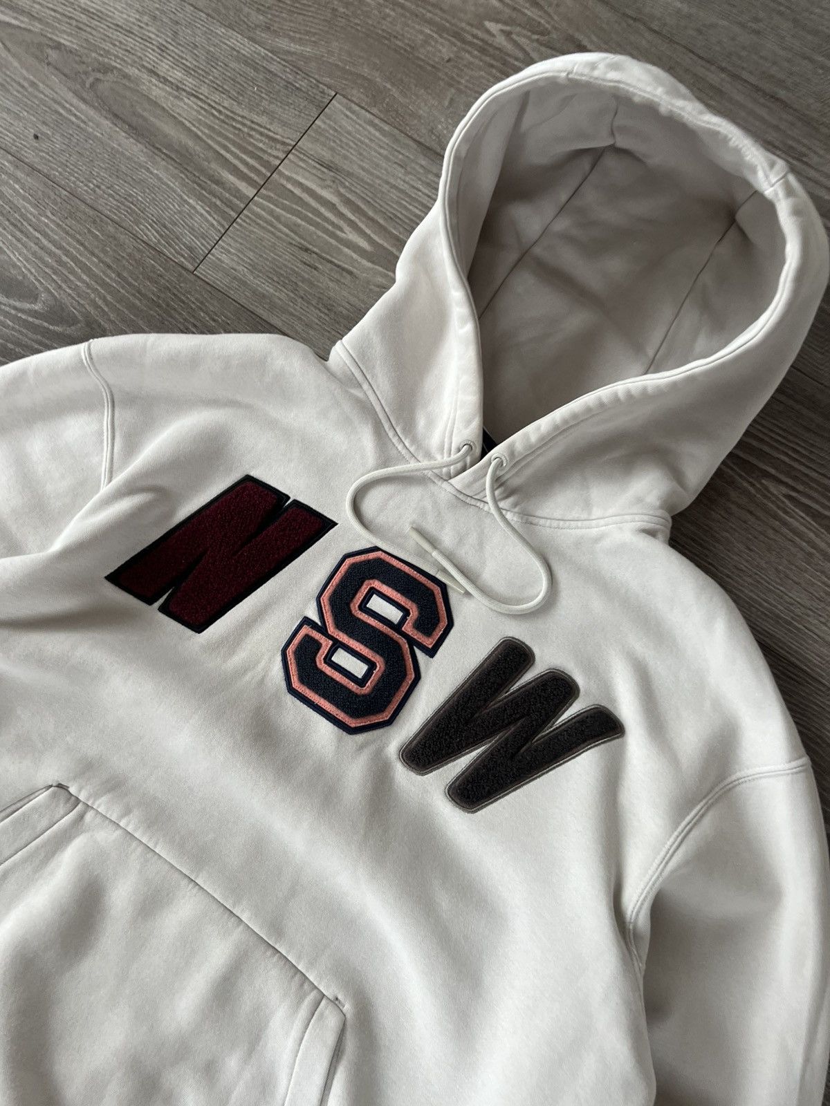Nike ‼️Nike NSW Flanel Teddy Logo Rare Oversize Hoodie‼️ Size US S / EU 44-46 / 1 - 7 Thumbnail