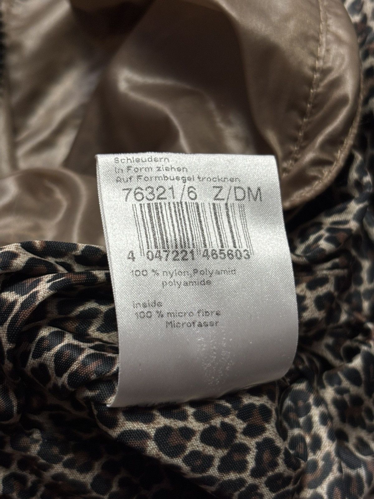 Other Marc Cain Reversible Nylon Jacket Brown / Leopard Print Size M / US 6-8 / IT 42-44 - 20 Thumbnail
