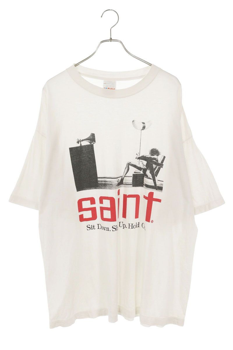 Saint Michael SAINT MICHAEL Vintage Print T-Shirt White Size XXL Size US XXL / EU 58 / 5 - 1 Thumbnail