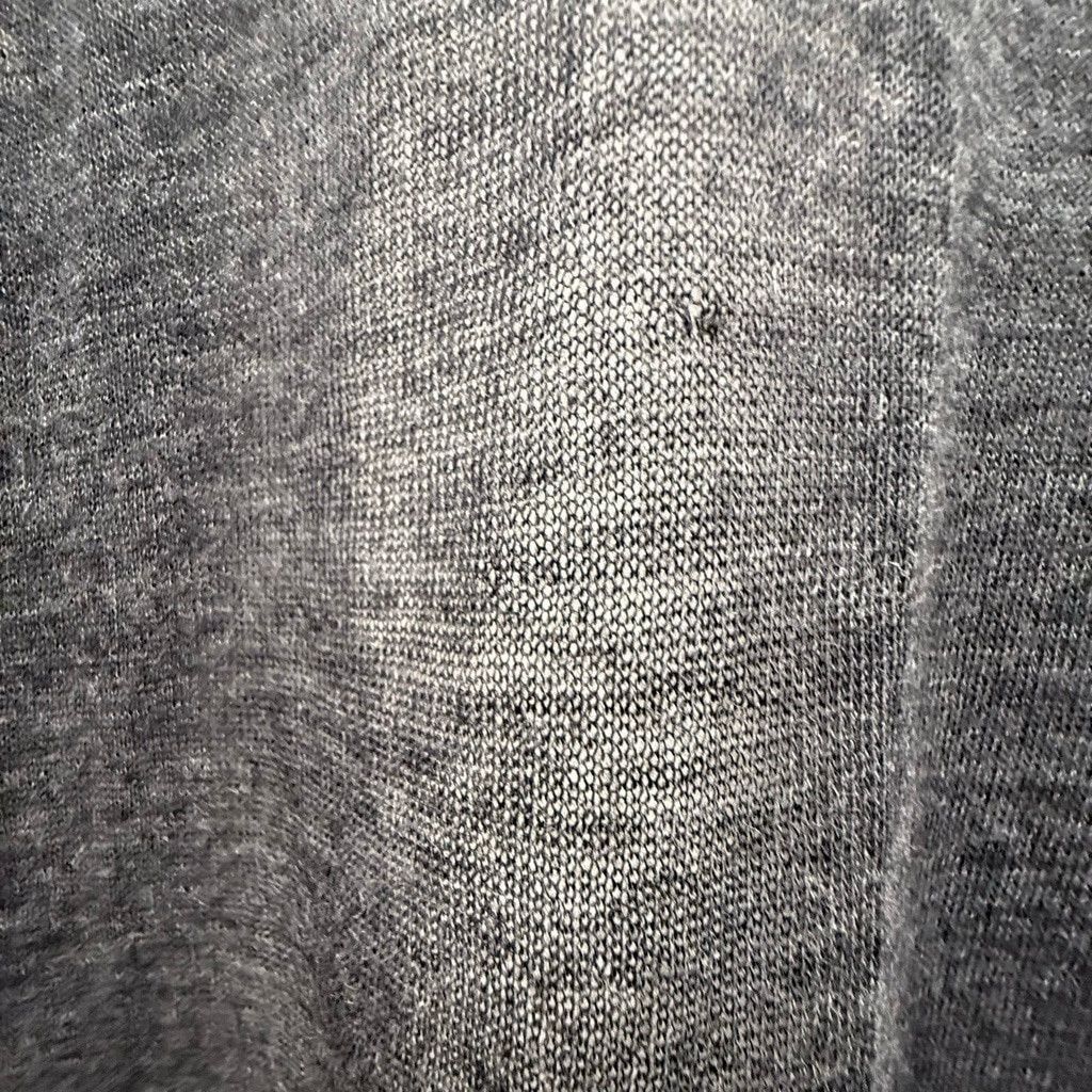 Vera Wang Women's Vera Wang Gray Fur Trim Cardigan Sweater Size L Size L / US 10 / IT 46 - 11 Thumbnail