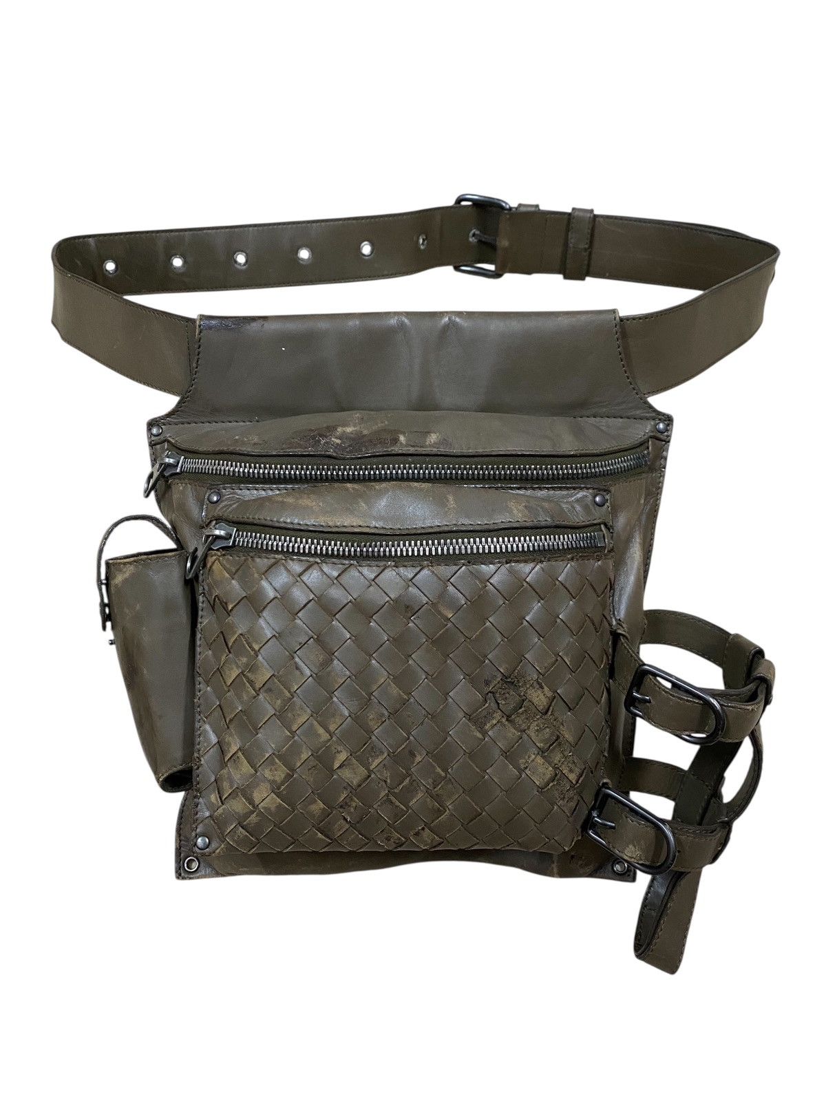 Bottega Veneta Bottega Vannetta tactical leather waist bag Size ONE SIZE - 3 Thumbnail
