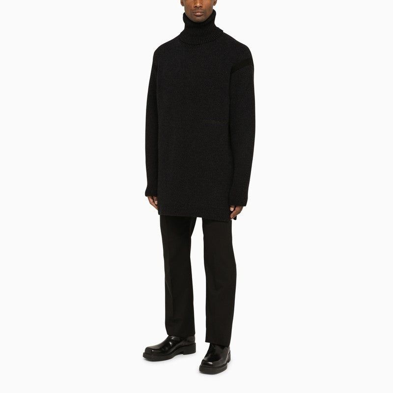 Off-White o1y0325 Logo Turtleneck Sweater in Black Size US XS / EU 42 / 0 - 4 Thumbnail