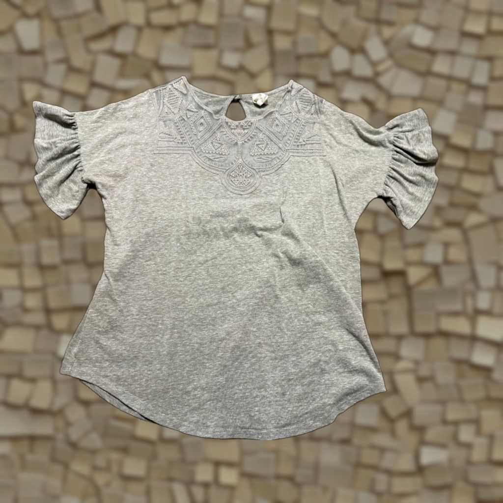Vintage VINTAGE? 7th Ray Shirt Women's M Green Short Flutter Sleeve T-Shirt Casual Modern Basic Size M / US 6-8 / IT 42-44 - 1 Thumbnail