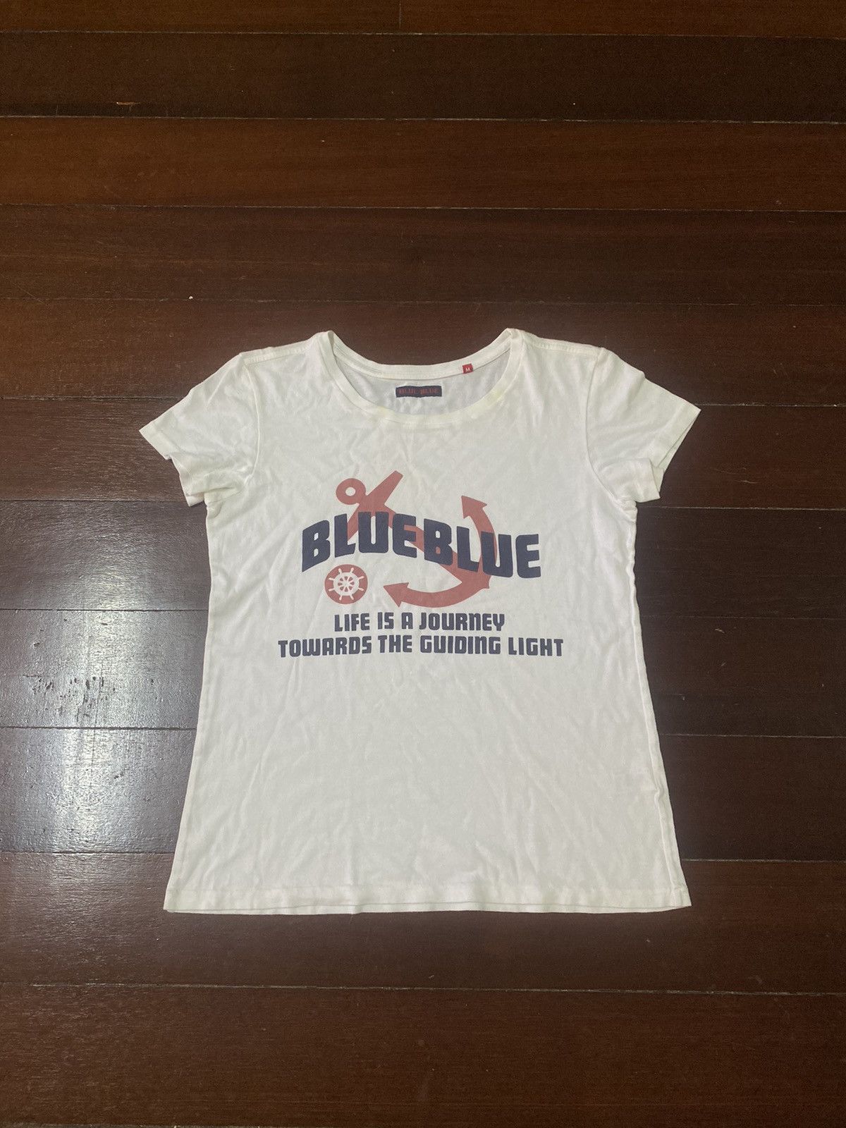 Blue Blue Japan Rare blue blue japan big logo t-shirt Size US M / EU 48-50 / 2 - 2 Thumbnail