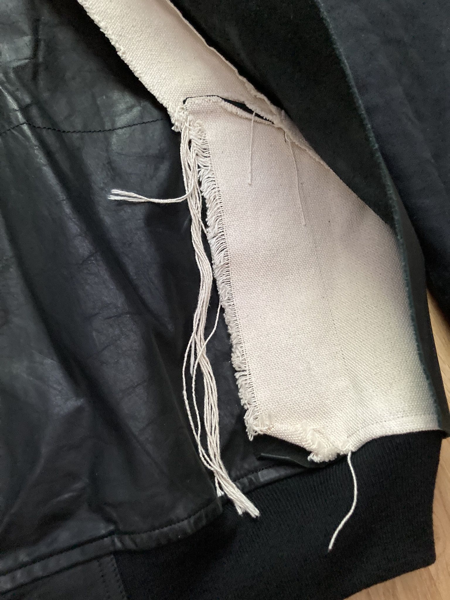 Rick Owens Runway S/S 16 "CYCLOPS" Patchwork Bomber Jacket Rick Owens Size US M / EU 48-50 / 2 - 14 Thumbnail