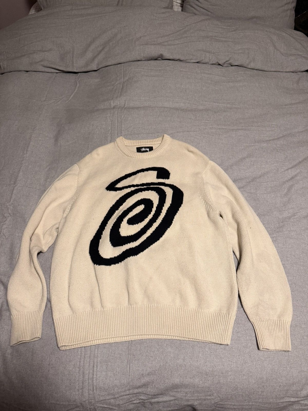 Stussy Curly S Sweater | Grailed