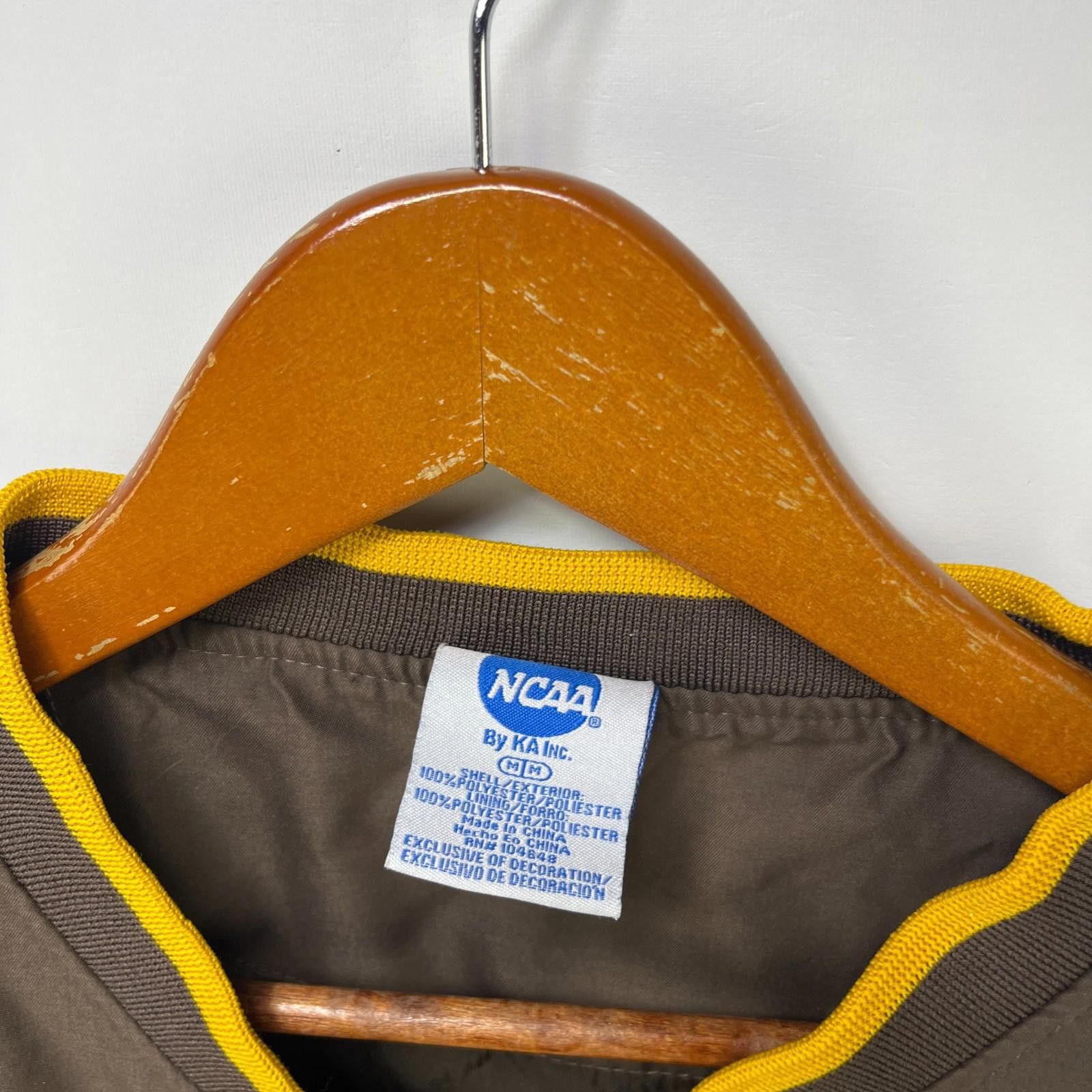Other Vintage Wyoming Cowboys Pullover Windbreaker Jacket Medium Size ONE SIZE - 4 Thumbnail