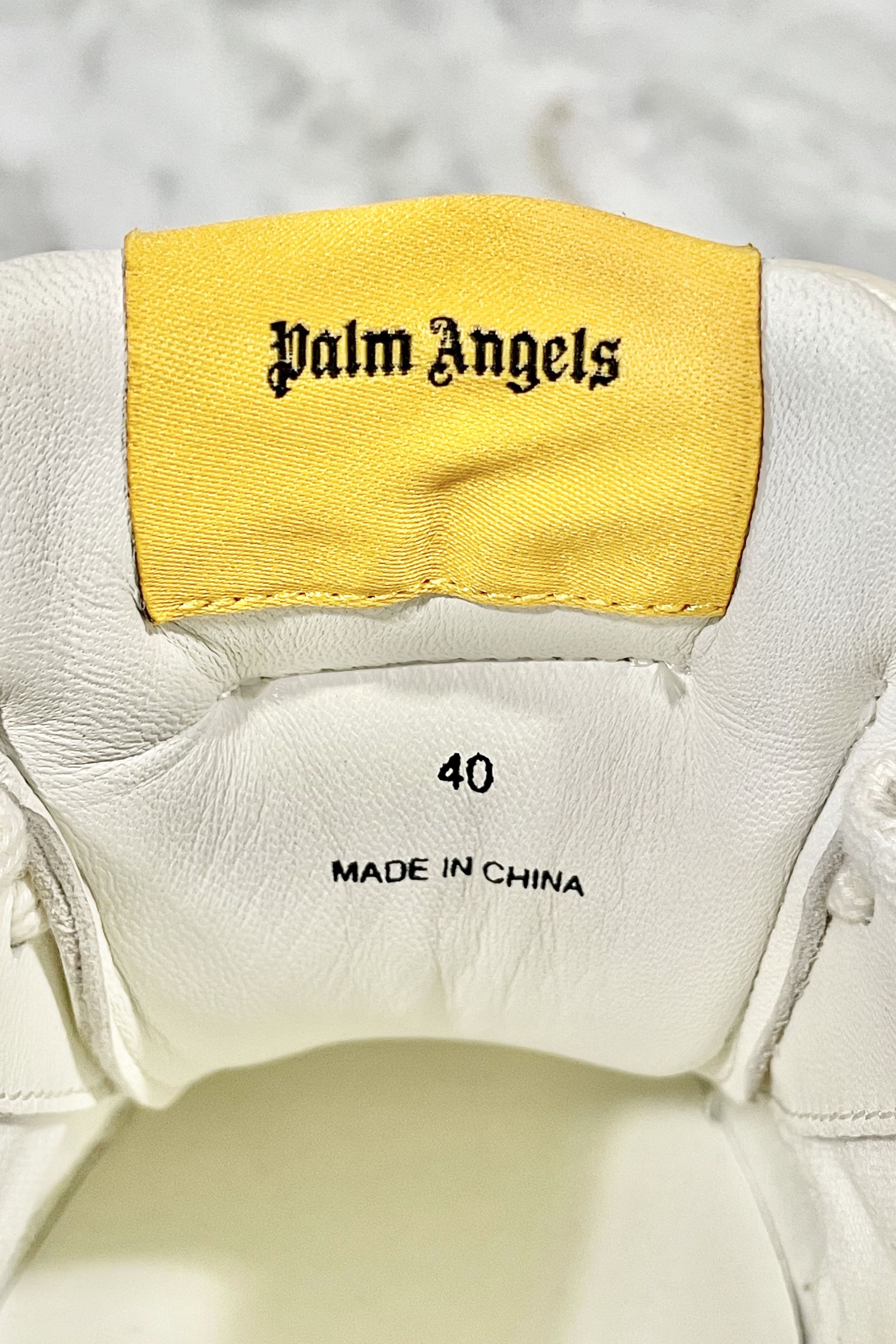 Palm Angels Palm Angels University Low Top Leather Sneaker Size US 7 / EU 40 - 7 Thumbnail