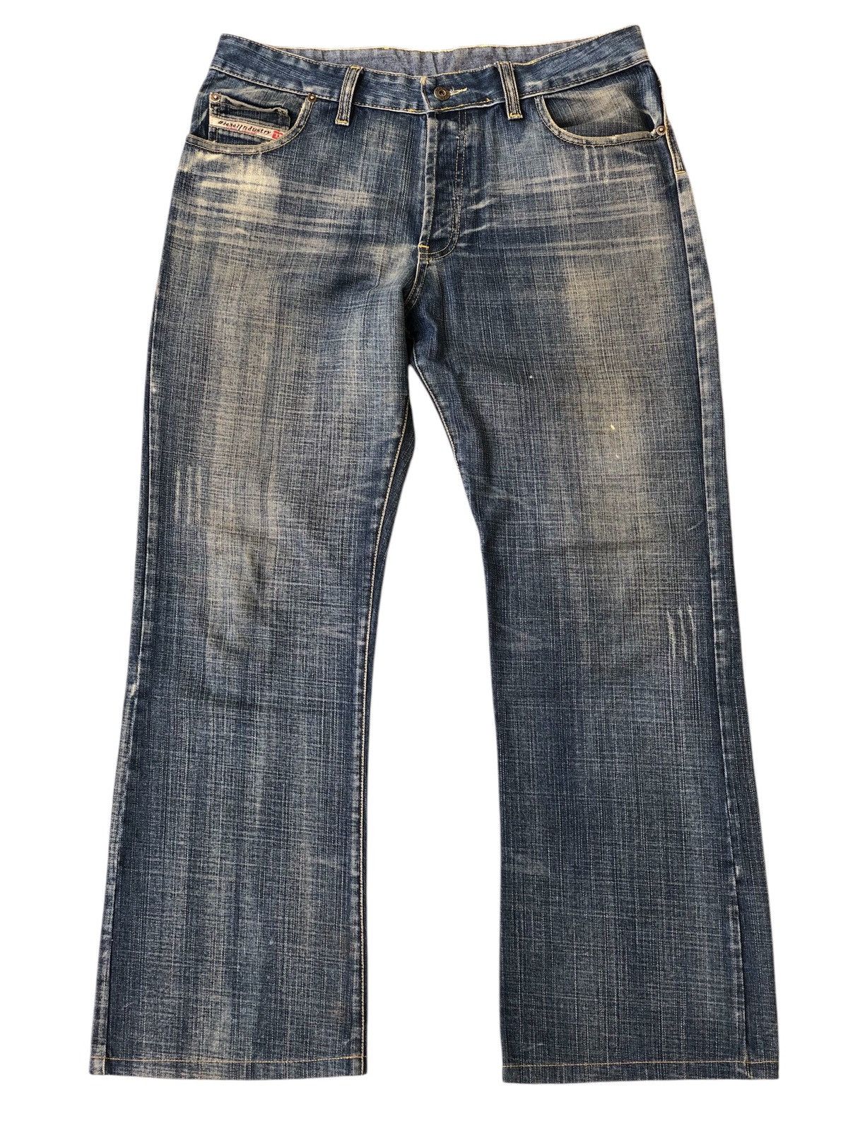 Diesel Jeans 90s Baggy Jeans Name Diesel Industry Loose Fit Flare Denim  Baggy Fit Jeans 90s diesel wide denim pants