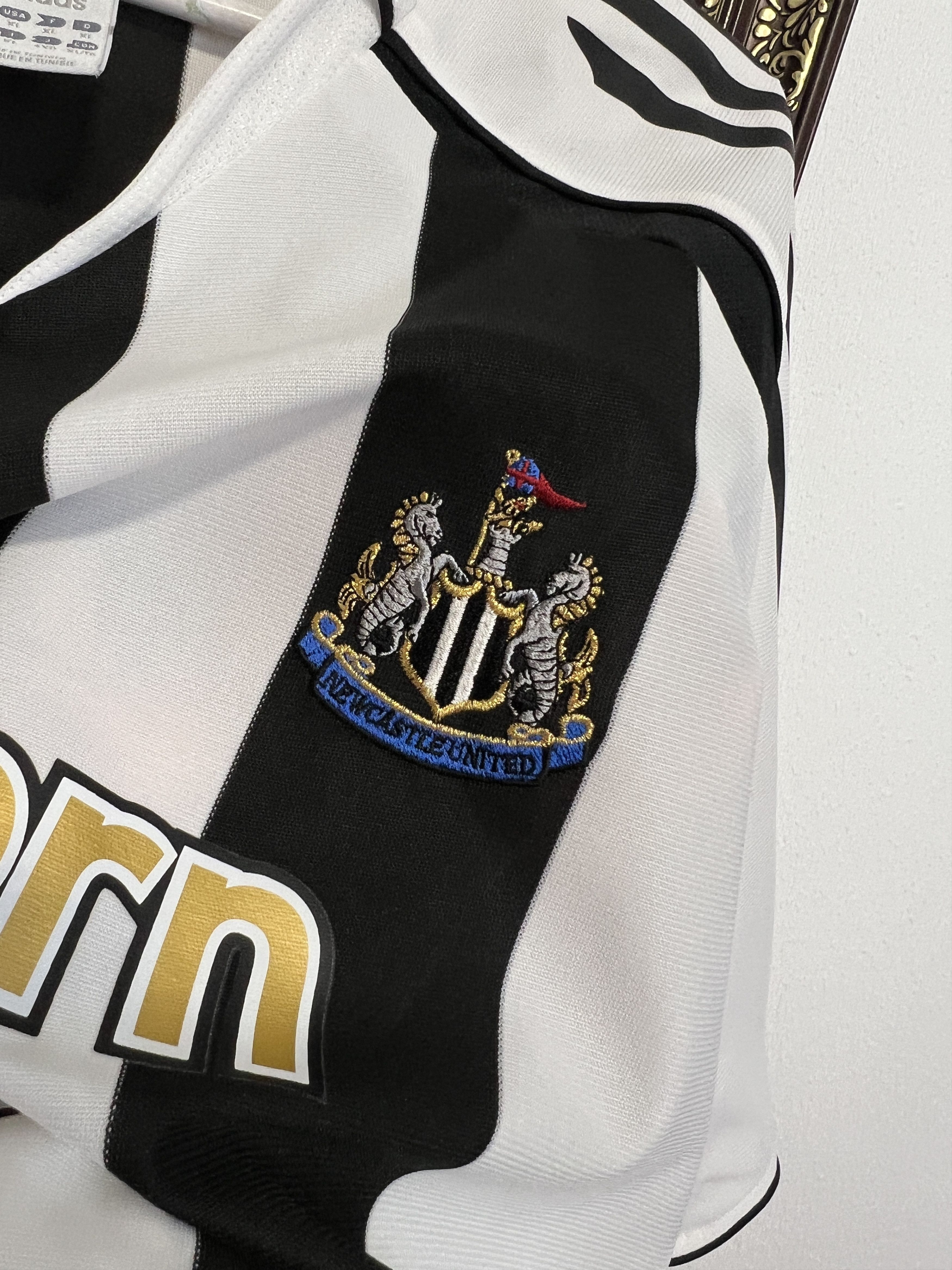 Adidas Newcastle Home football shirt 2005 Soccer Jersey Trikot Rare Size US XL / EU 56 / 4 - 5 Thumbnail