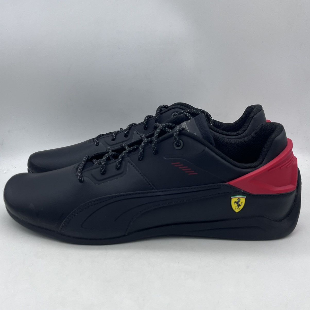 Ferrari × Puma Puma x Ferrari Drift Cat Delta Black Red Driving Sneakers Size US 13 / EU 46 - 3 Thumbnail