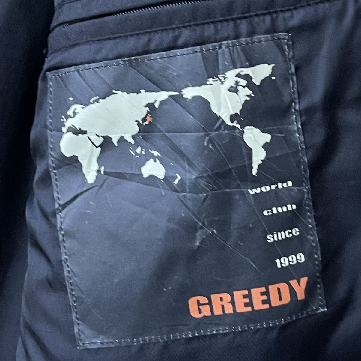 Kadoya Vintage GREEDY Japanese Motorsports Jacket Biker Racing Gear Size US XL / EU 56 / 4 - 13 Thumbnail