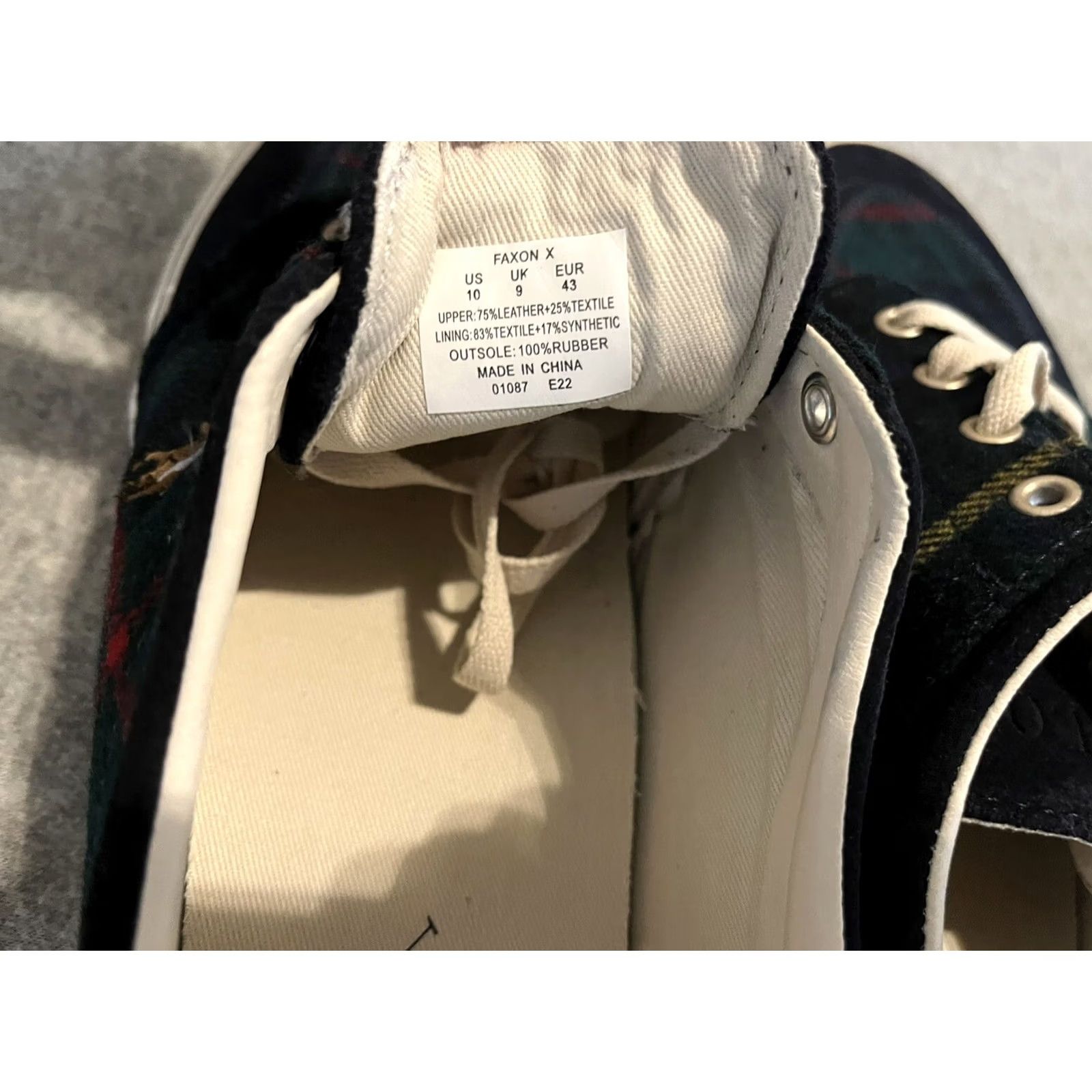 Polo Ralph Lauren Polo Ralph Lauren Faxon X Plaid Leather Pony Shoes Mens Size 10 US Sneaker Multicolor Leather & Textile Plaid New Size US M / EU 48-50 / 2 - 7 Thumbnail