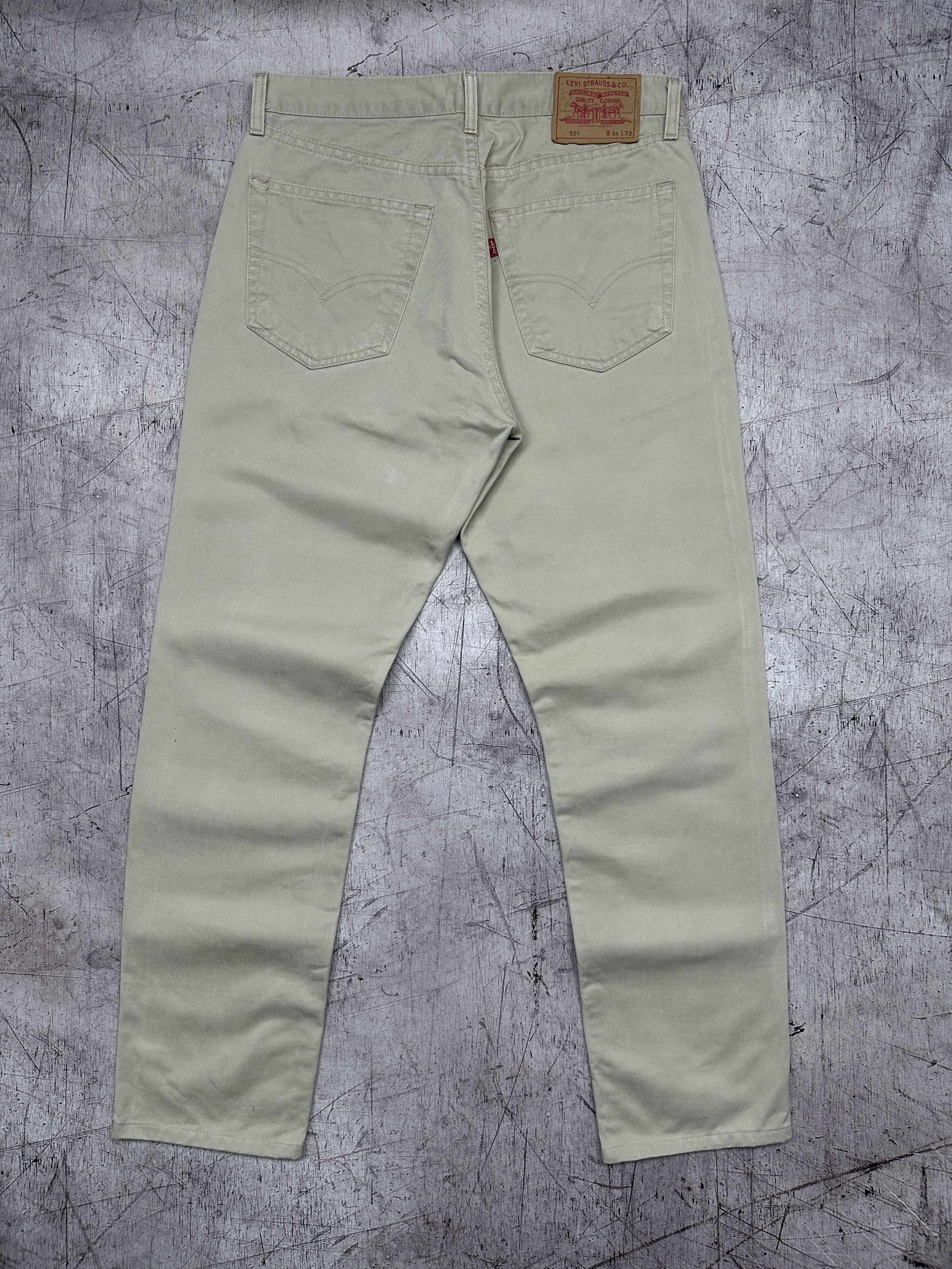 Levi's Levi's 521 Vintage Mens Denim Pants Jeans Size 34 x 32 Size US 34 / EU 50 - 1 Thumbnail