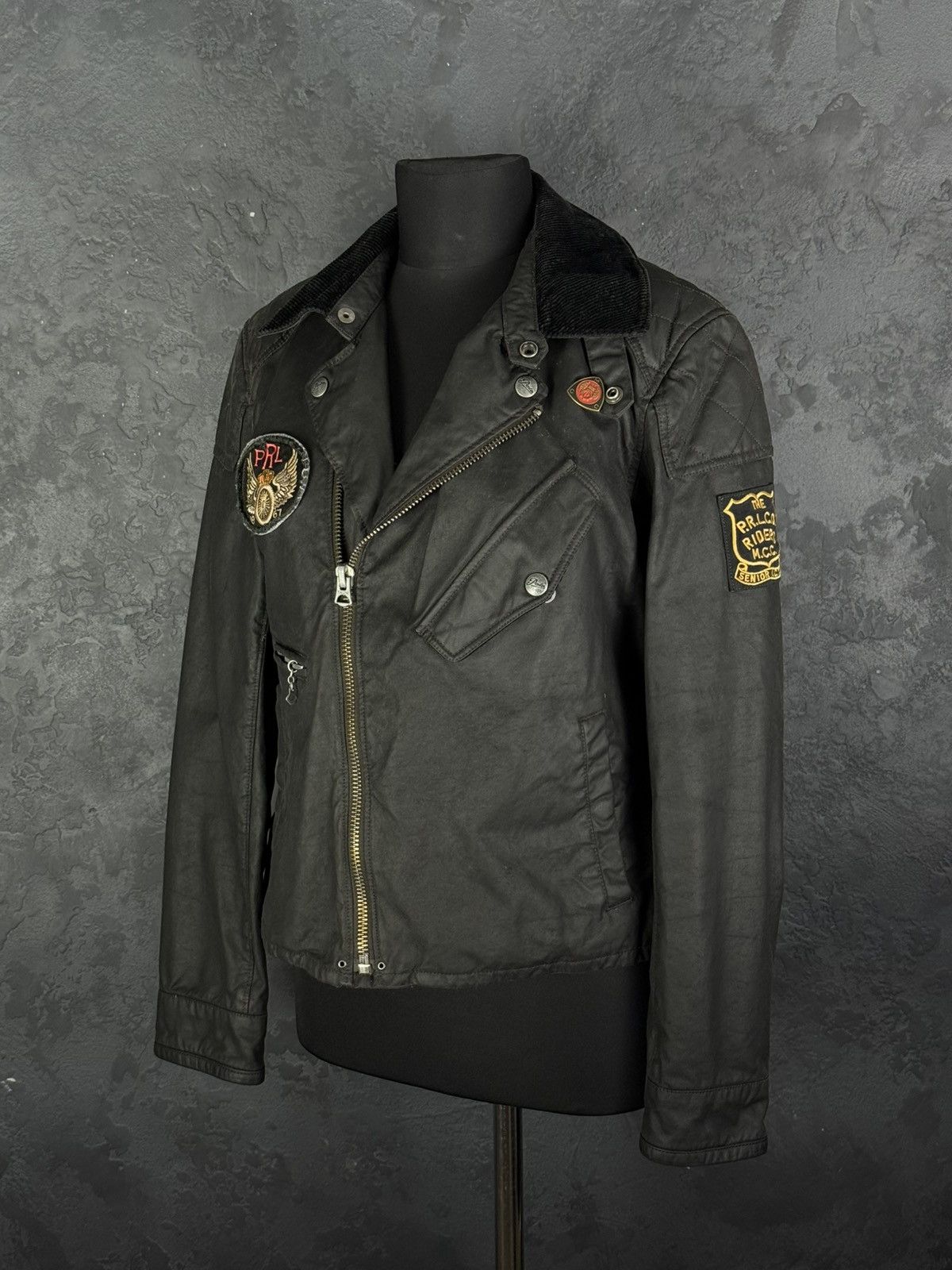 Vintage Polo Ralph Lauren Double Riders Oiled Leather Jacket SizeS-M Size US S / EU 44-46 / 1 - 1 Thumbnail