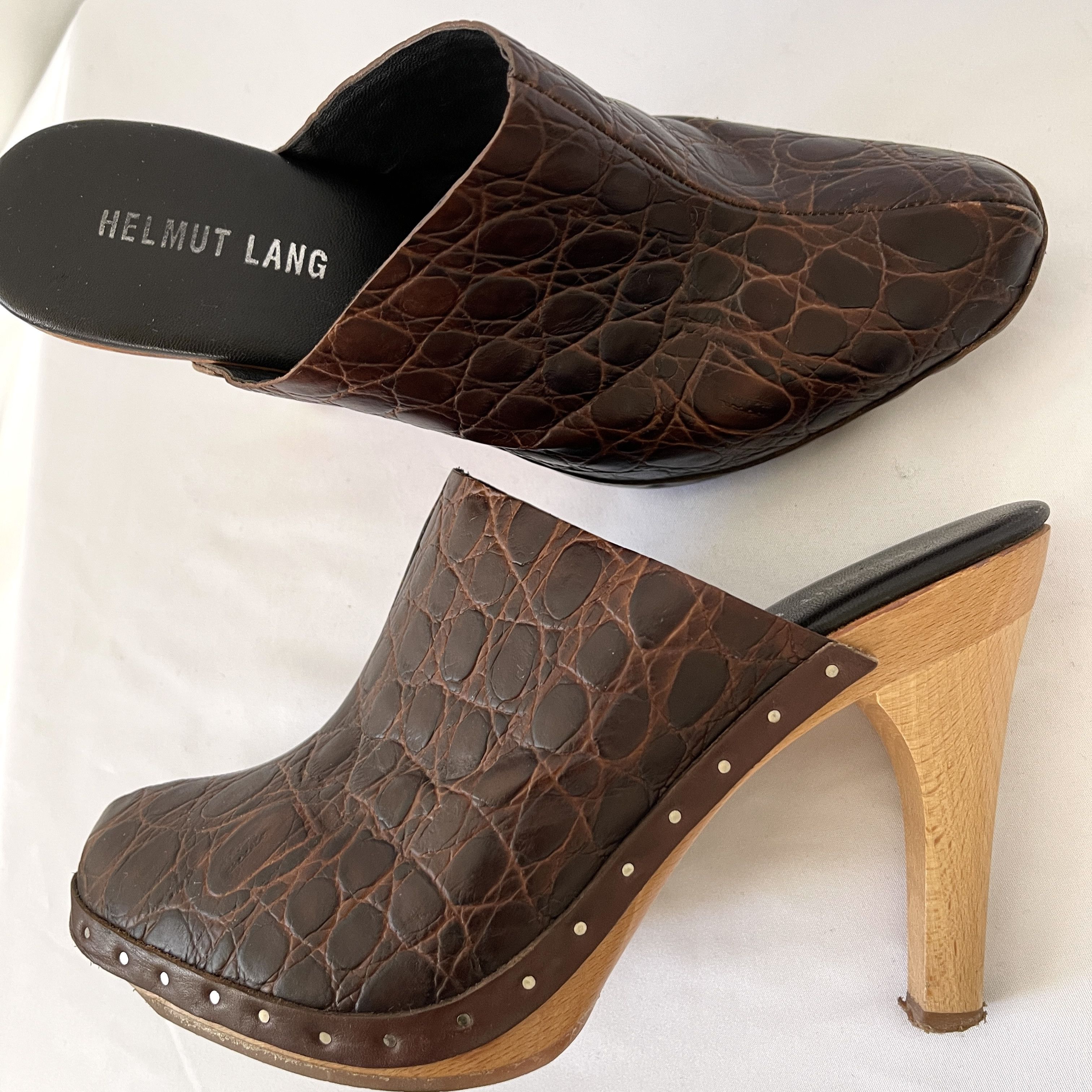 Helmut Lang HELMUT LANG Mules Archive 2005 size 37 Size US 7 / IT 37 - 3 Thumbnail