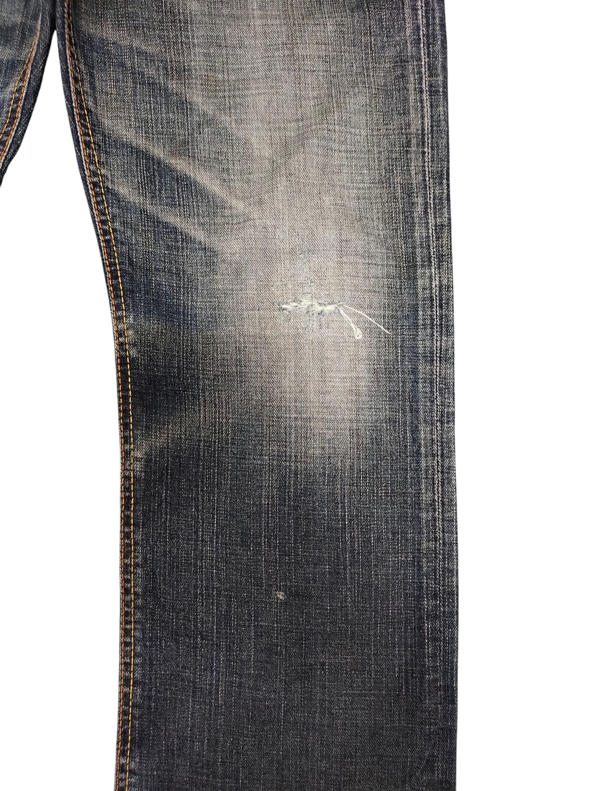 Comme des Garcons × Undercover Edwin 503 Regular Clawmark Distress Faded Denim Jeans Size US 31 - 4 Thumbnail