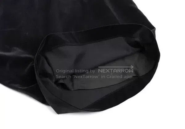 Comme des Garcons Comme Des Garcons size S Black Velvet Skirt with Retro Def Size 23" - 7 Thumbnail
