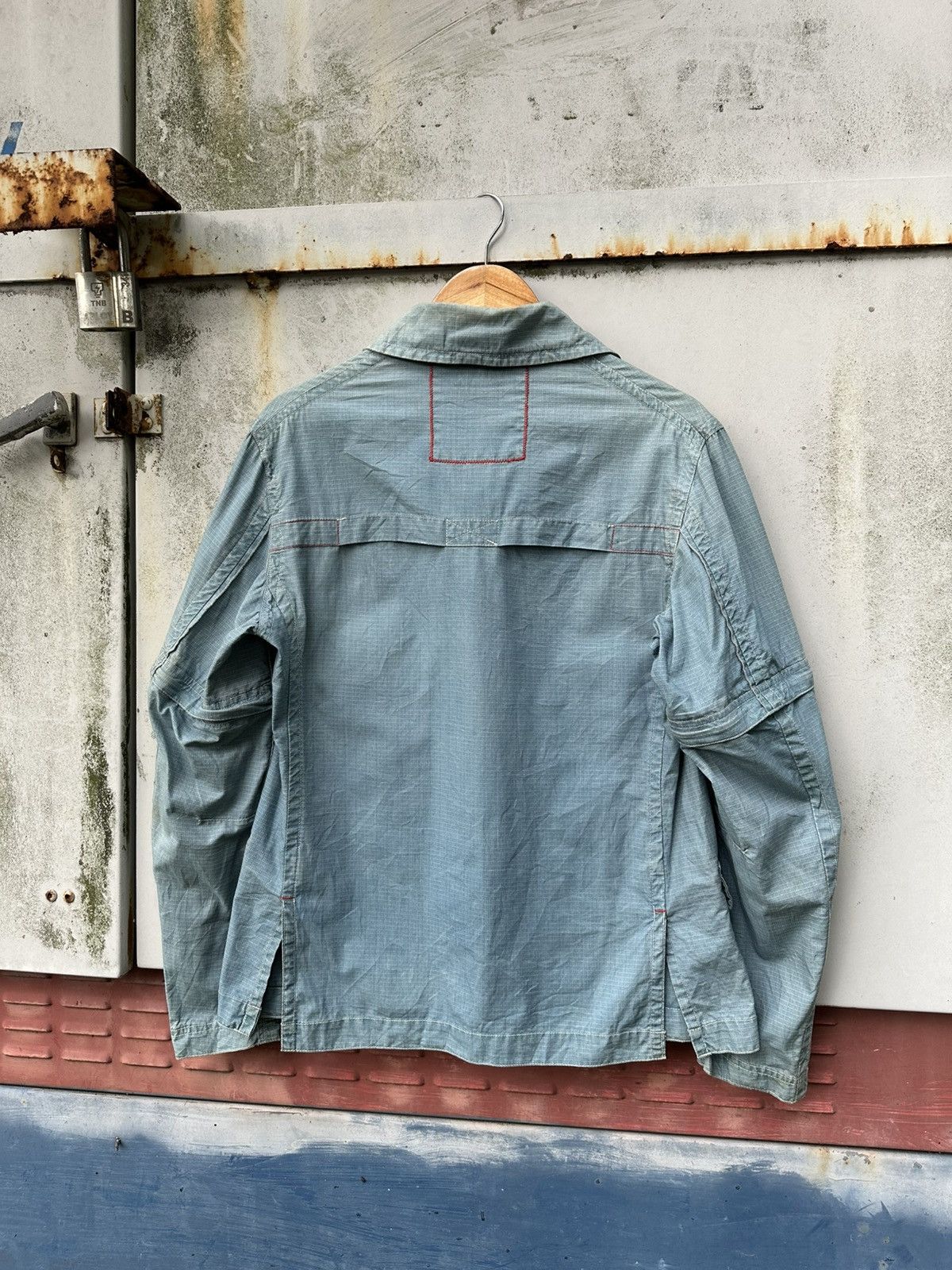 Indigo 👹Vintage Indigo Japan Utility Button Down Jacket Size US M / EU 48-50 / 2 - 7 Thumbnail