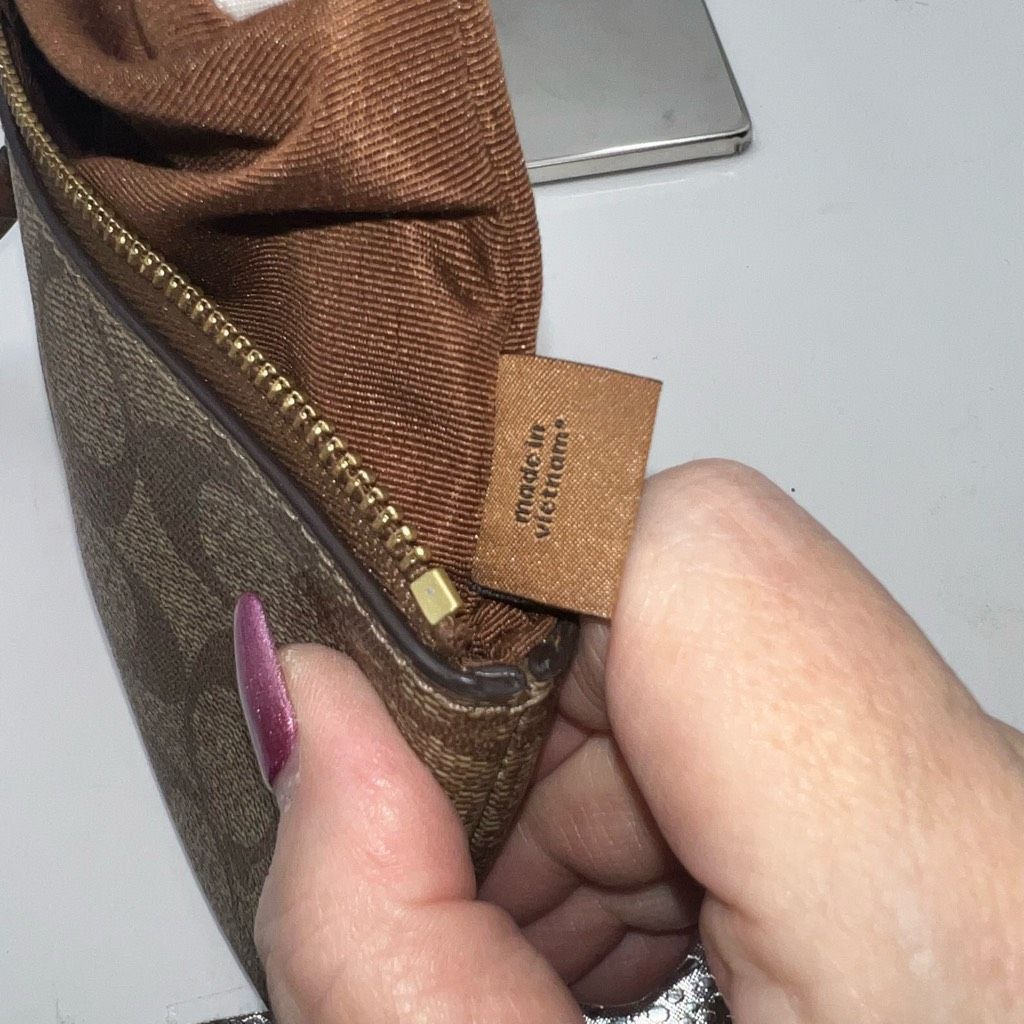 Coach Coach Small Zip Signature Wristlet Size ONE SIZE - 5 Thumbnail