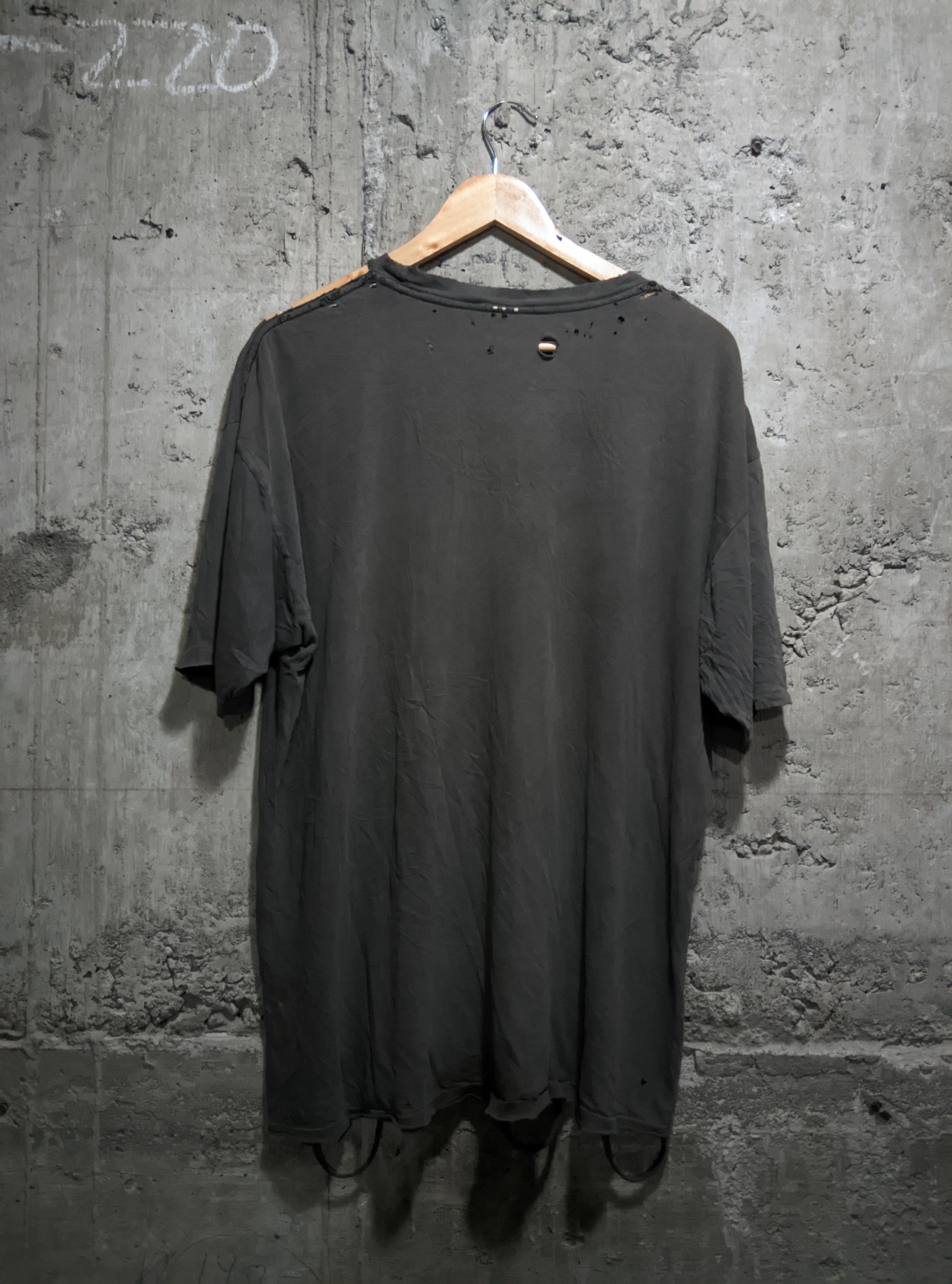 Vintage Vintage 90s destroyed thrashed faded blank erd Size US XL / EU 56 / 4 - 2 Thumbnail