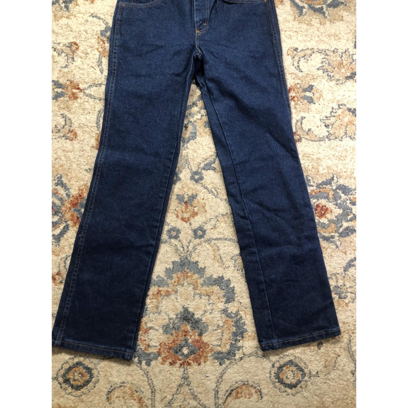 Wrangler Wrangler FR36MWZ Jeans Mens 30x32 Dark Wash Slim Straight Flame-Resistant Denim Size US 30 / EU 46 - 4 Thumbnail