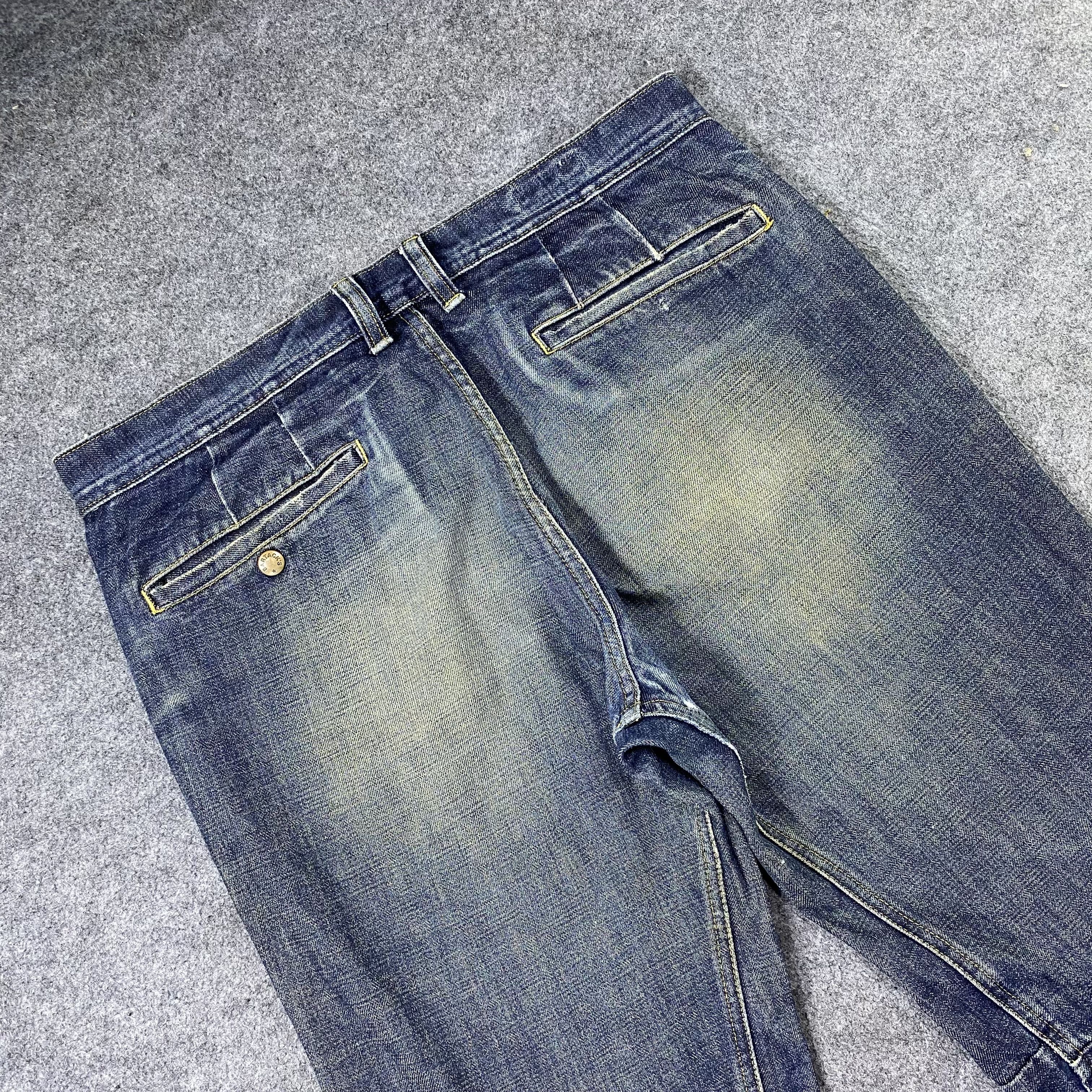 If Six Was Nine 2000s BARTACK JAPAN JEANS-J1151 Size US 36 / EU 52 - 6 Thumbnail