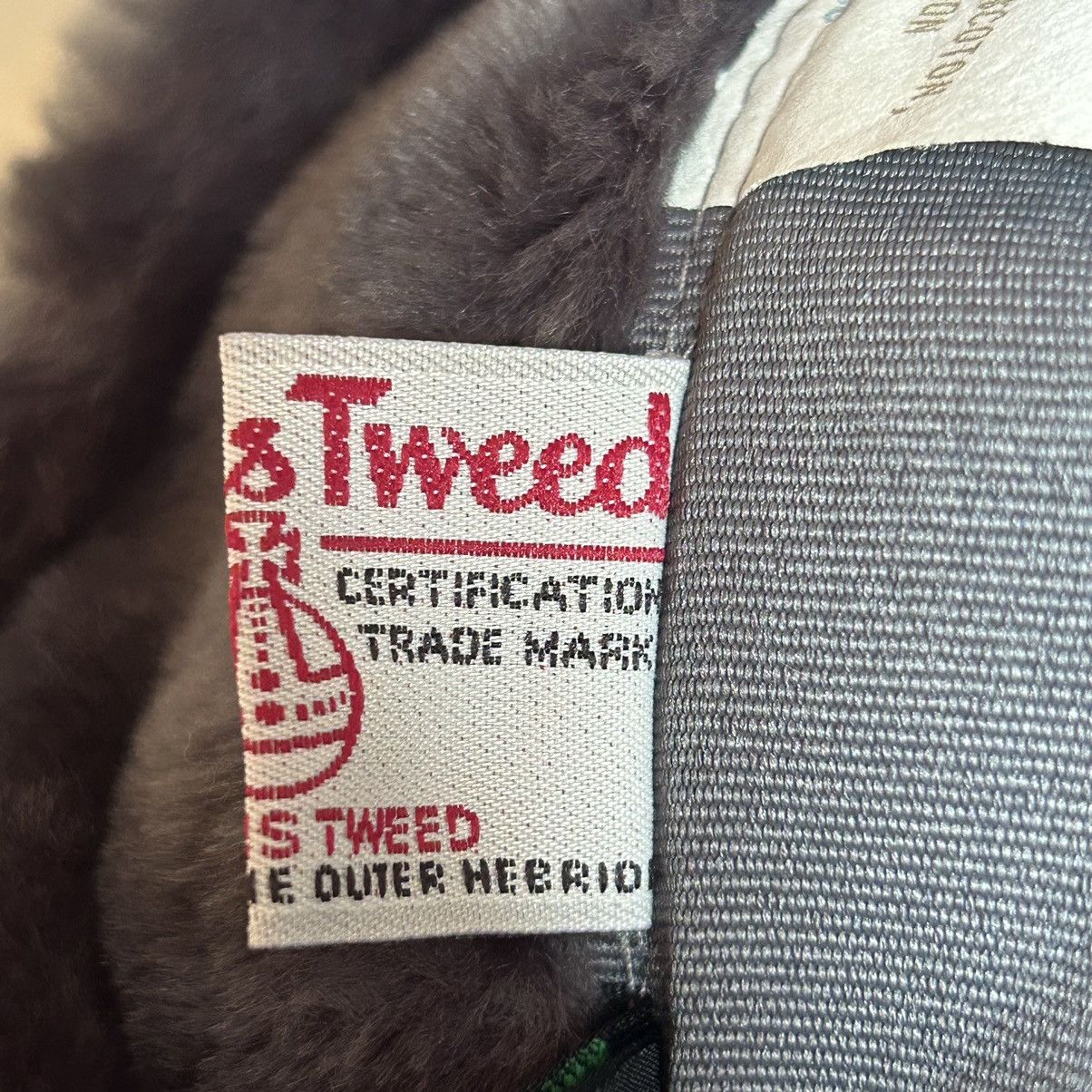Harris Tweed Mistral x Harris Tweed Wool Hat Aviator Faux Fur Ear Flaps Size ONE SIZE - 8 Thumbnail