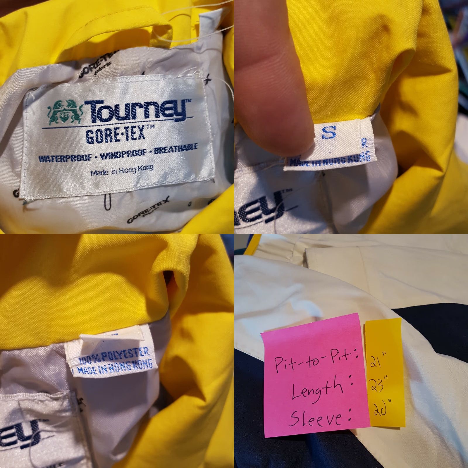 Vintage VTG Tourney Gore-Tex Windbreaker Womens Size Small Zip Up Retro Golf Jacket Size S / US 4 / IT 40 - 8 Thumbnail