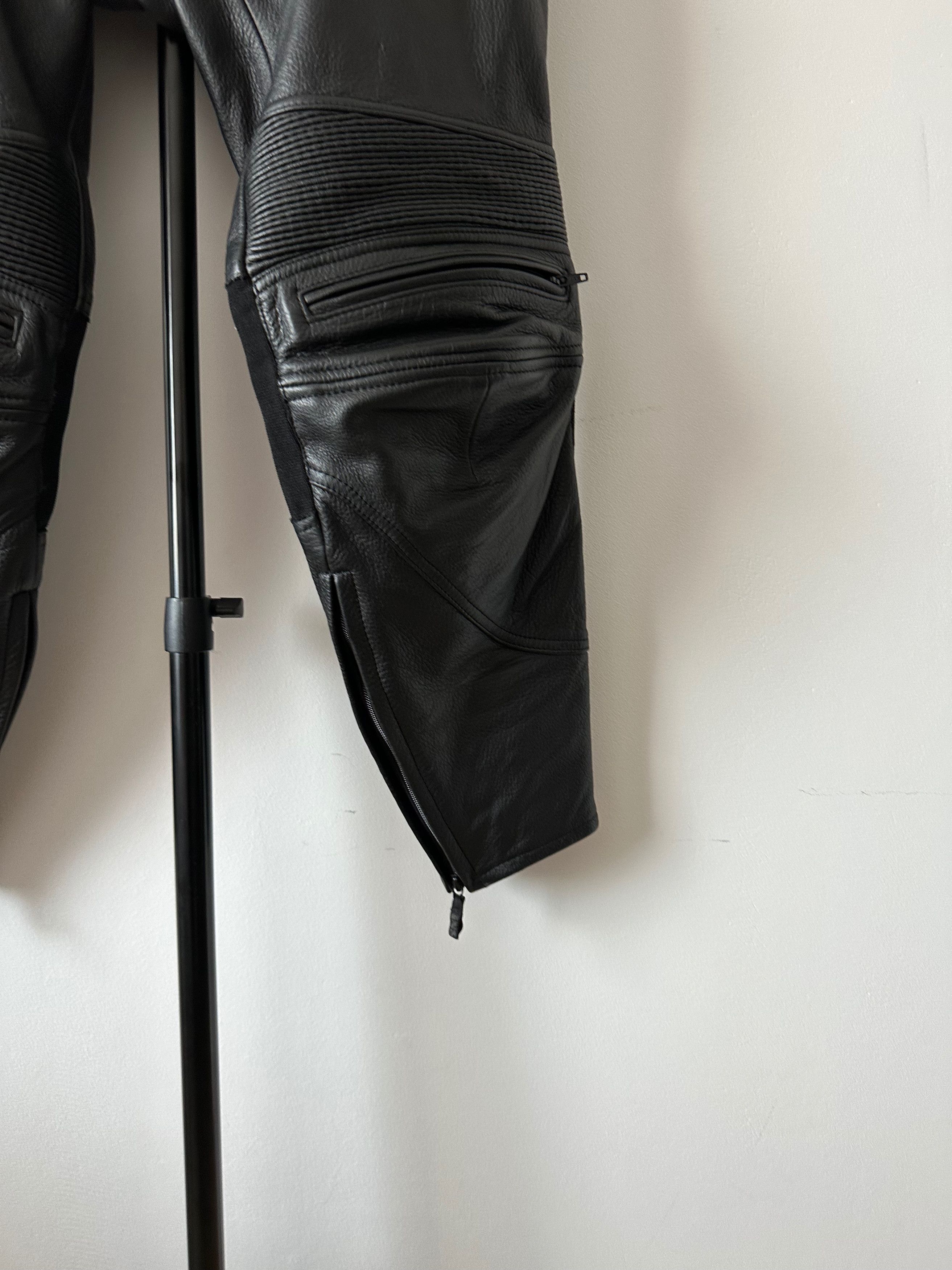 Indian Motorcycle IXS Motorcycle motorsport black leather pants Size US 34 / EU 50 - 6 Thumbnail