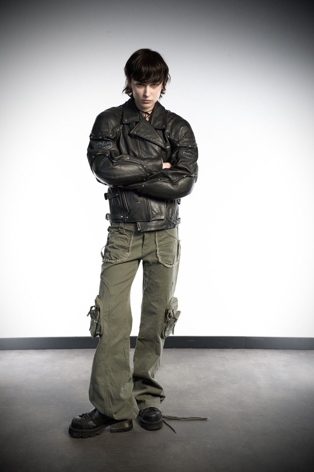 Kadoya Kadoya Hammer Style Archive Avant Garde Armor Leather Jacket Size US M / EU 48-50 / 2 - 2 Thumbnail
