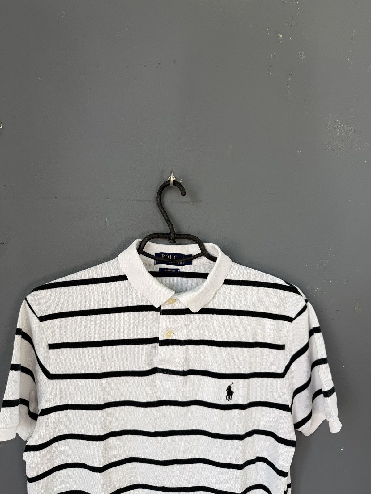 Polo Ralph Lauren Polo Ralph Lauren Stripped Vintage Y2K Polo Tee Size US M / EU 48-50 / 2 - 2 Thumbnail