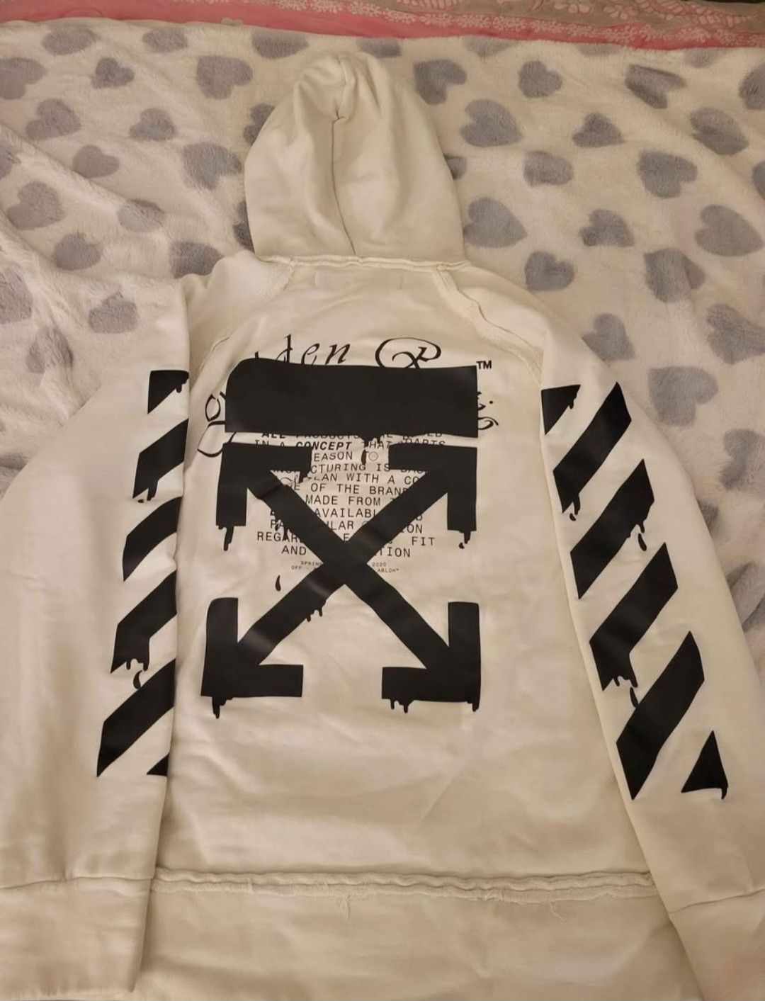 Off-White Off-White Dripping Arrows Incompiuto Hoodie Size US S / EU 44-46 / 1 - 2 Thumbnail