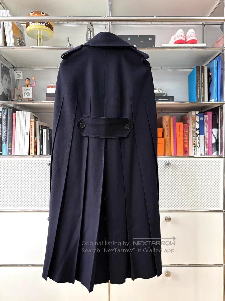 Valentino Valentino Dark blue double-breasted cape Size S / US 4 / IT 40 - 2 Thumbnail