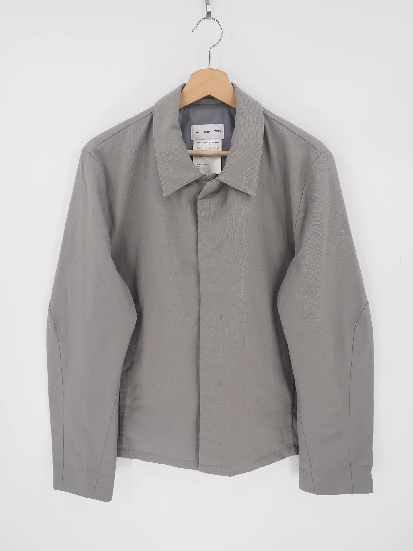 POST ARCHIVE FACTION (PAF) FW22 PAF 5.0 Jacket (Right-Grey) Size M Size US M / EU 48-50 / 2 - 5 Thumbnail