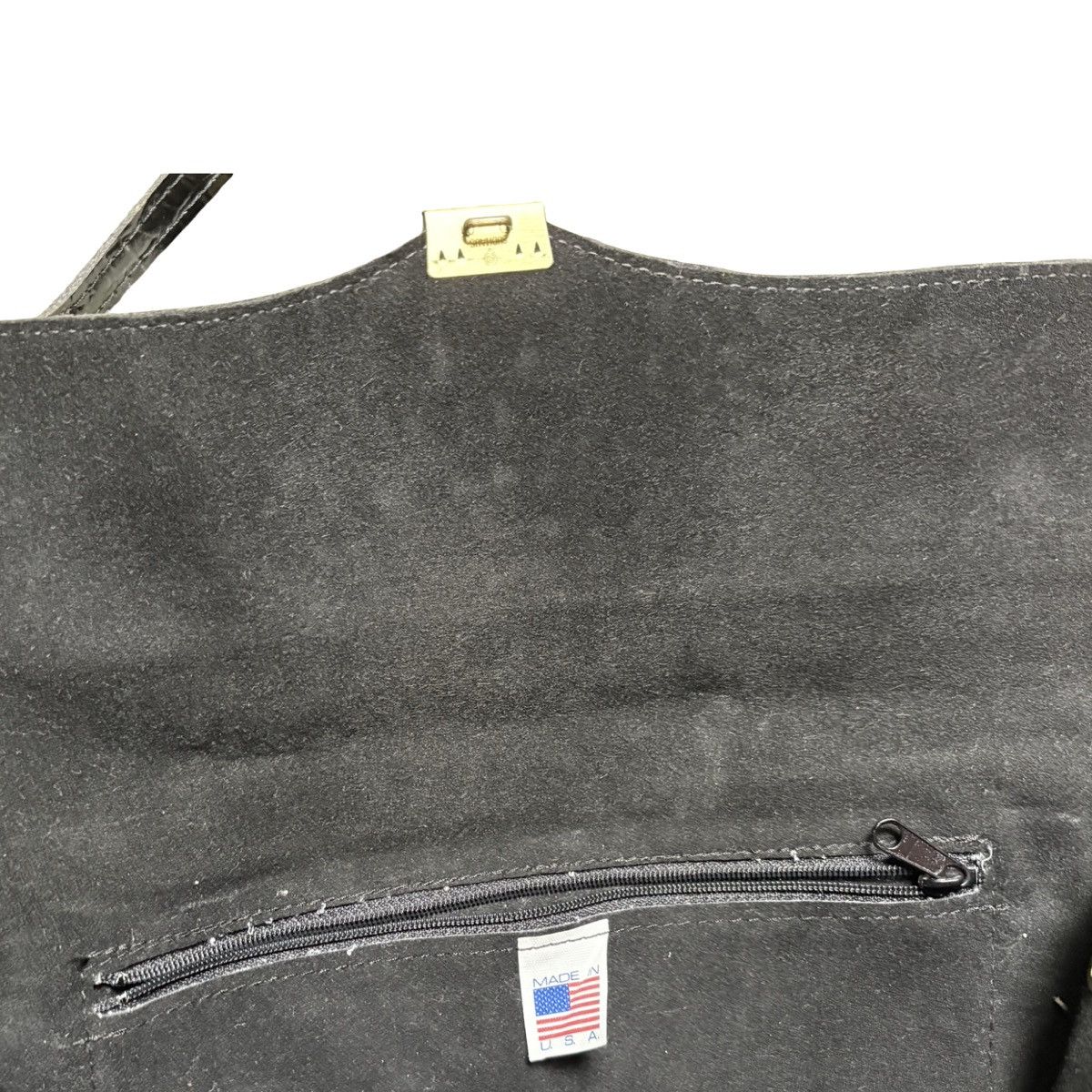 Other Vintage Sudhaus Genuine Leather Croc Alligator Purse Black Size ONE SIZE - 4 Thumbnail