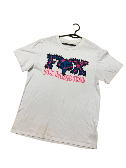 Fox Racing Vintage Fox Racing Big Y2K Logo Short Sleeve T-Shirt Size L Size US L / EU 52-54 / 3 - 1 Thumbnail