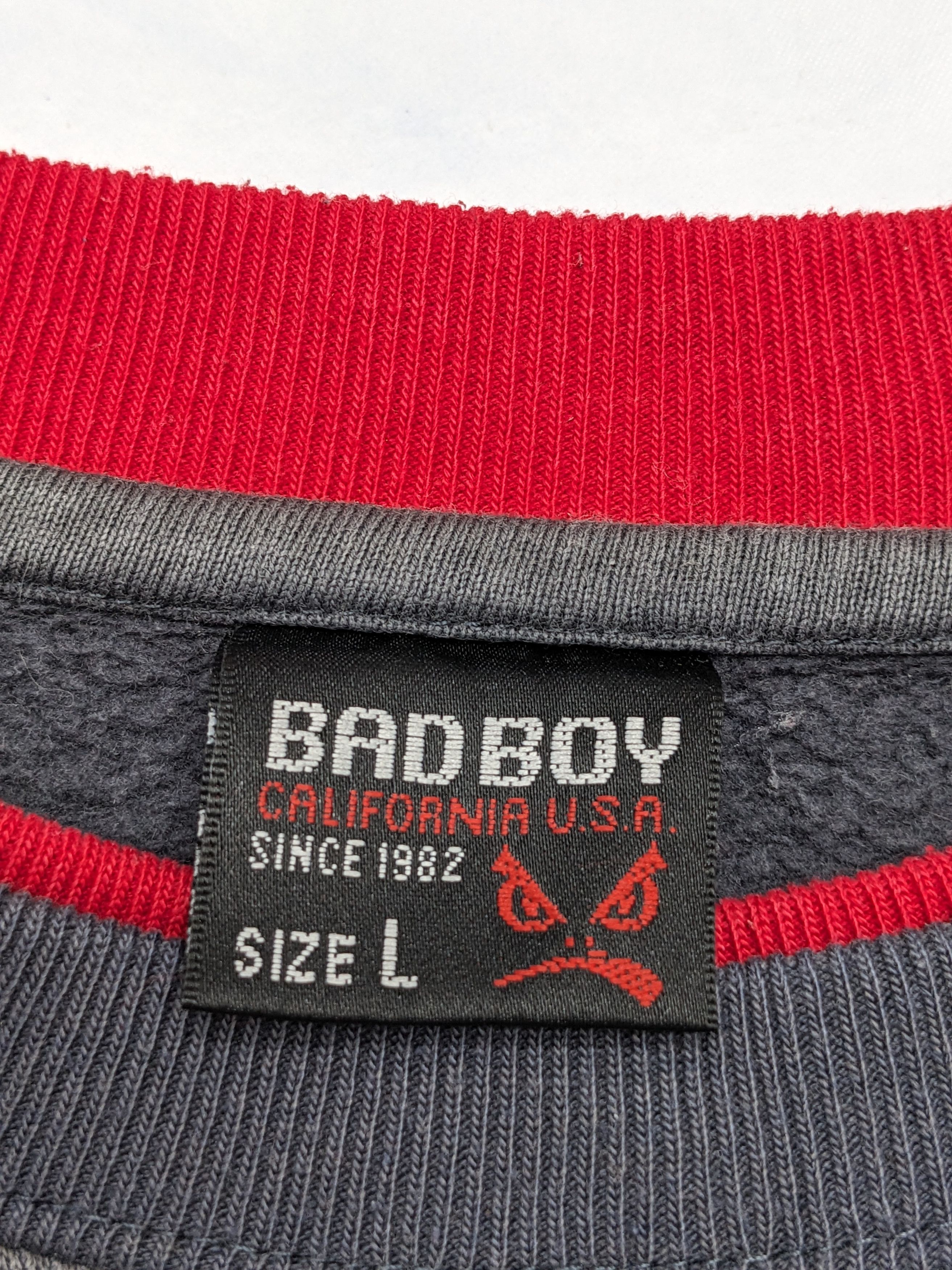 California Arts. Vintage BAD BOY California Graphic Sweatshirt Size US L / EU 52-54 / 3 - 14 Thumbnail