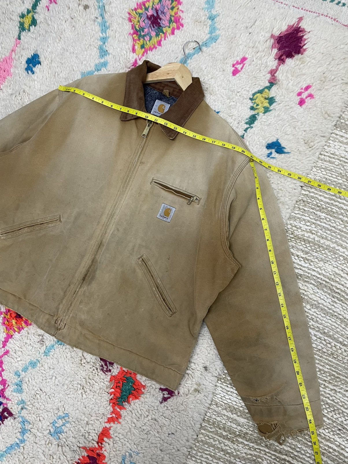 Carhartt Vintage Carhartt Detroit J01 Blanked Lined 6BLJ Jacket Usa Size US XL / EU 56 / 4 - 23 Thumbnail