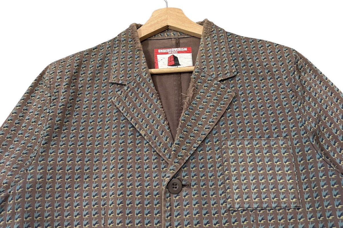 Undercover S/S2002 Undercover Illusion Of Haze Patchwork Coat Jacket Size US L / EU 52-54 / 3 - 6 Thumbnail