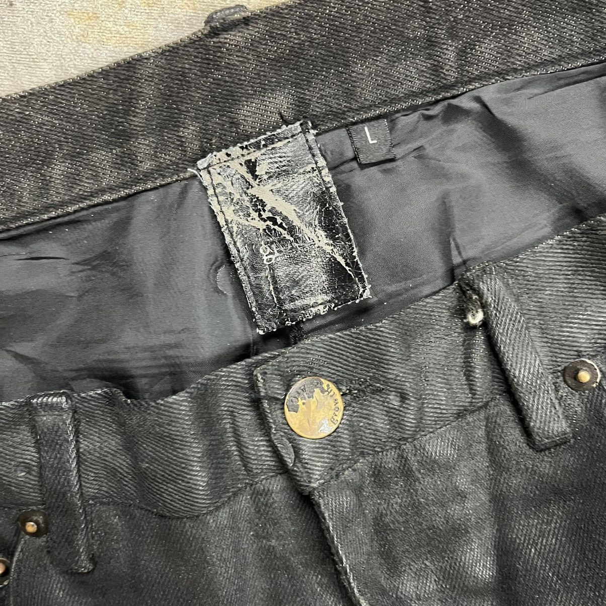 In The Attic In the attic distressed waxed denim pants Size US 32 / EU 48 - 7 Thumbnail