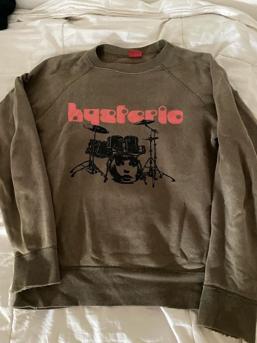 Image of Hysteric Glamour 90’S Hysteric Longsleeve in Green, Men's (Size Small)